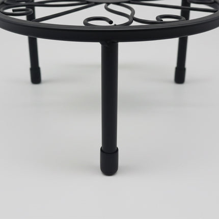 Set of 5 Round Carbon Steel Plant Stands