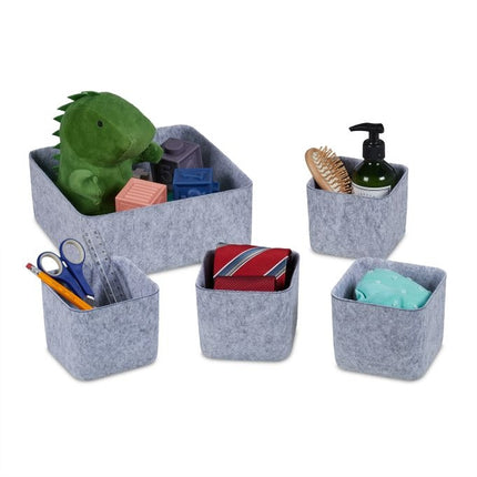 Set of 5 drawer dividers