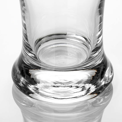 Set of 6 Clear Beer Glasses, 460ml, Dishwasher-Safe