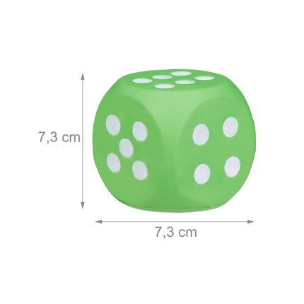 Set of 6 Foam Dices