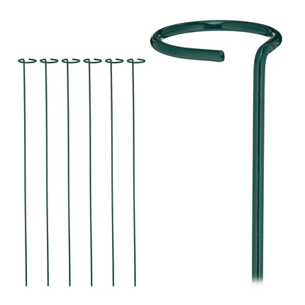 Set of 6 dark green plant support