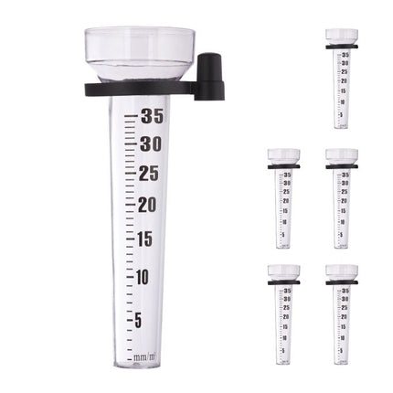 Set of 6 rain gauges