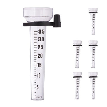 Set of 6 rain gauges