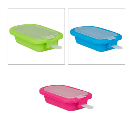 Set of 6 silicone ice molds