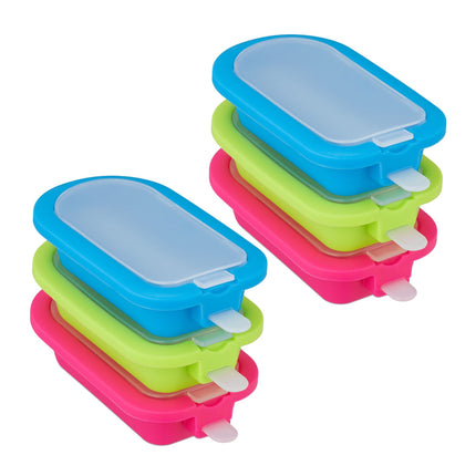 Set of 6 silicone ice molds