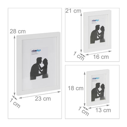 Set of 7 picture frames