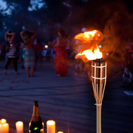 Set of 8 Garden Torches 50cm