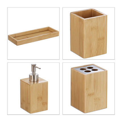 Set of bathroom accessories