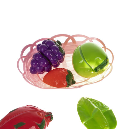 Set of fruits and vegetables for cutting in a basket 22576