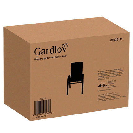 Set of garden chairs - 4 pcs. Gardlov 25415