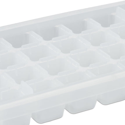 Set of ice cube molds with box and lid