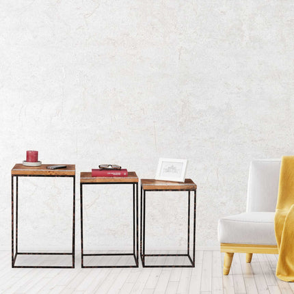 Set table set of 3 mango wood