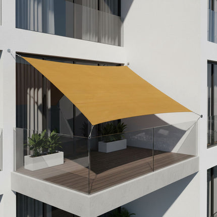 Shade Sail With Eyelets – Breathable HDPE Sun Canopy