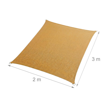 Shade Sail With Eyelets – Breathable HDPE Sun Canopy