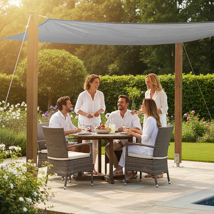 Shade Sail With Eyelets – Breathable HDPE Sun Shade