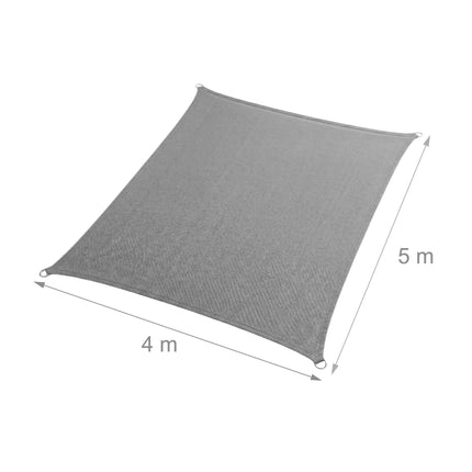 Shade Sail With Eyelets, Breathable HDPE Sun Shade