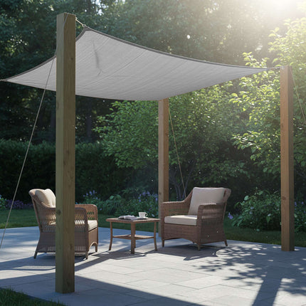 Shade Sail With Eyelets – Breathable HDPE Sun Shade