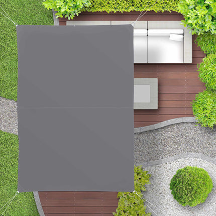Shade Sail With Eyelets – Polyester, Water-Repellent