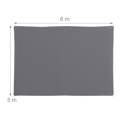 Shade Sail With Eyelets, Polyester, Water-Repellent