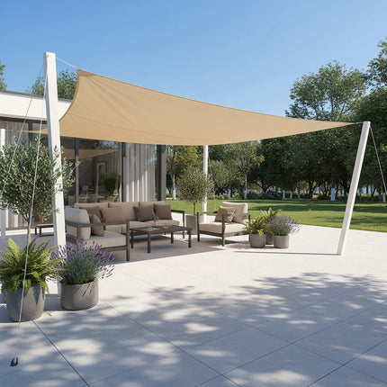 Shade Sail With Eyelets – Tear-Resistant Polyester