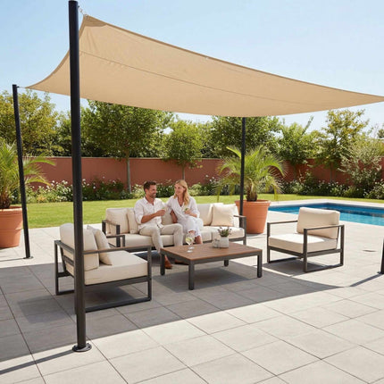 Shade Sail With Eyelets – Tear-Resistant Polyester