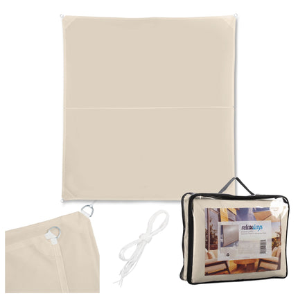 Shade Sail With Eyelets – Water-Repellent Polyester