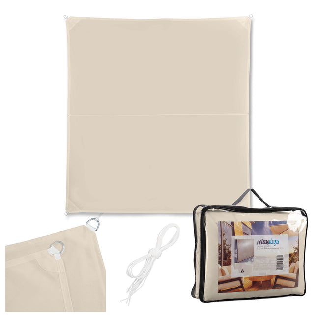 Shade Sail With Eyelets – Water-Repellent Polyester
