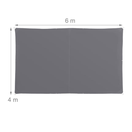 Shade Sail With Eyelets, Water-Repellent Polyester
