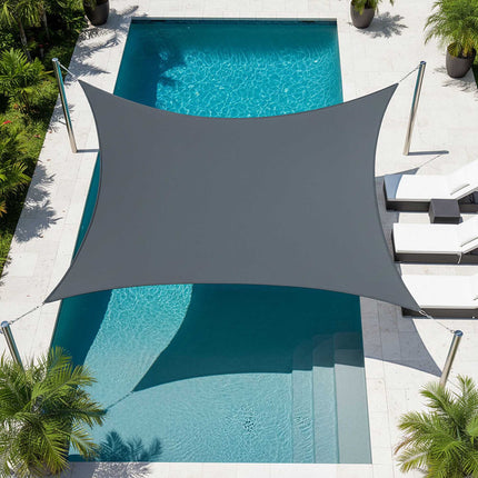 Shade Sail With Eyelets – Water-Repellent Polyester