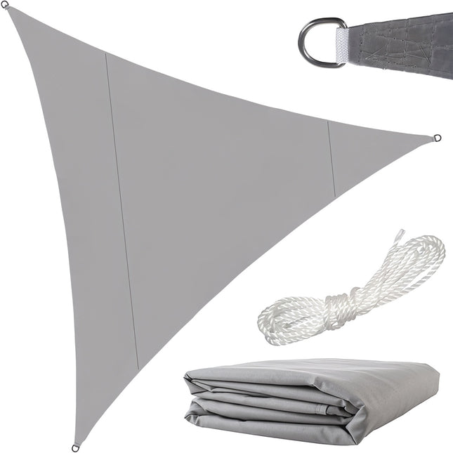 Shade sail 4x4x4m - gray Gardlov 23141