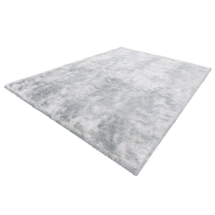 Shag Area Rug 9x12 ft, Plush, Slip-Resistant, Gray