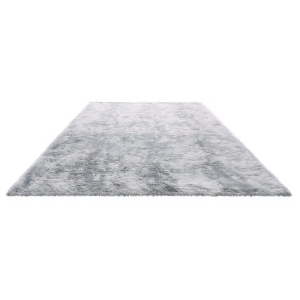 Shag Area Rug 9x12 ft, Plush, Slip-Resistant, Gray