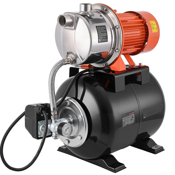 Shallow Well Jet Pump 1.6 HP, 230V, 19 L Tank