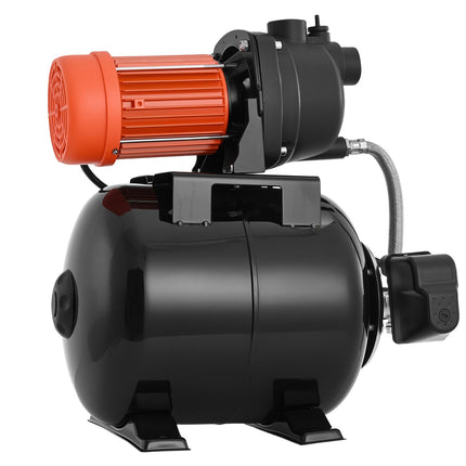 Shallow Well Jet Pump With 19 L Tank, 1.1 HP 230V