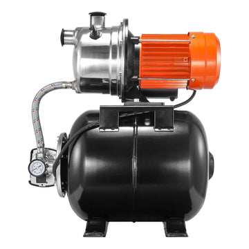 Shallow Well Pump, 1.6 HP, 5-Gal Pressure Tank