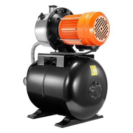 Shallow Well Pump, 1.6 HP, 5-Gal Pressure Tank