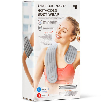 Sharper Image Hot and Cold Body Wrap 76 cm, Dual Intensity, Microwavable