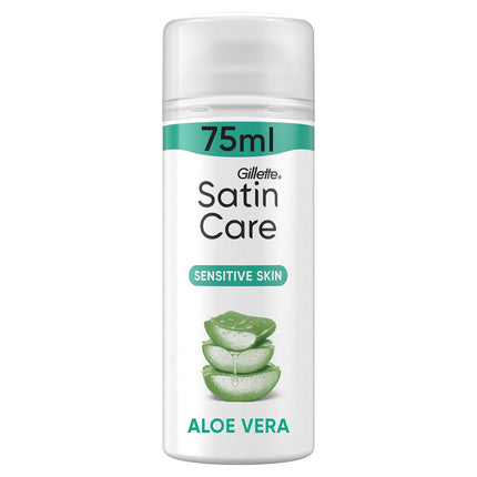 Shaving Gel for Women, Aloe Vera, Sensitive Skin, 75ml