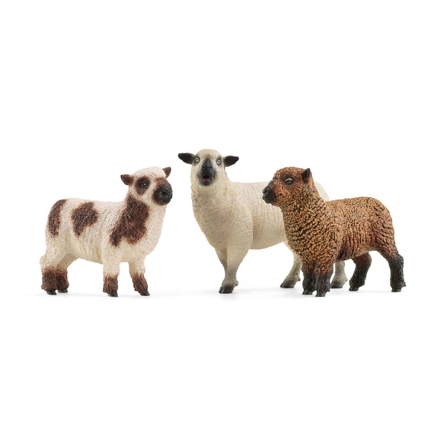 Sheep Figurines Set, Realistic Farm Animal Toys for Kids