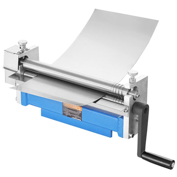 Sheet Metal Slip Roll Machine, 12.6 In, 20 Gauge, Detachable Rollers