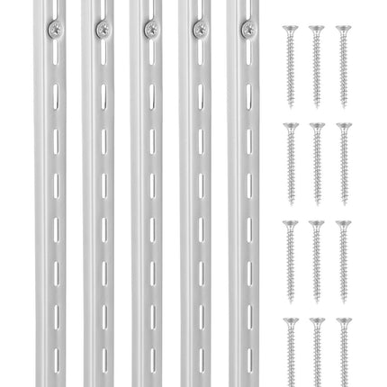 Shelf Pilaster Rails, 39-Inch, 10-Pack With 40 Screws