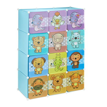 Shelf for children's room with motif