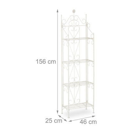 Shelf for plants Metal 4 Shelves