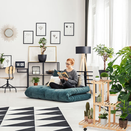Shelf for plants in bamboo