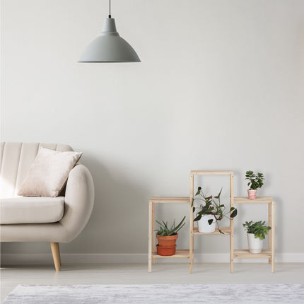 Shelf for plants wood