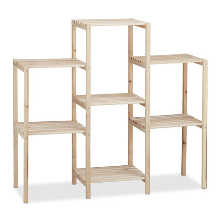 Shelf for plants wood