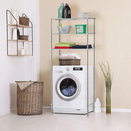 Shelf for washing machine in metal