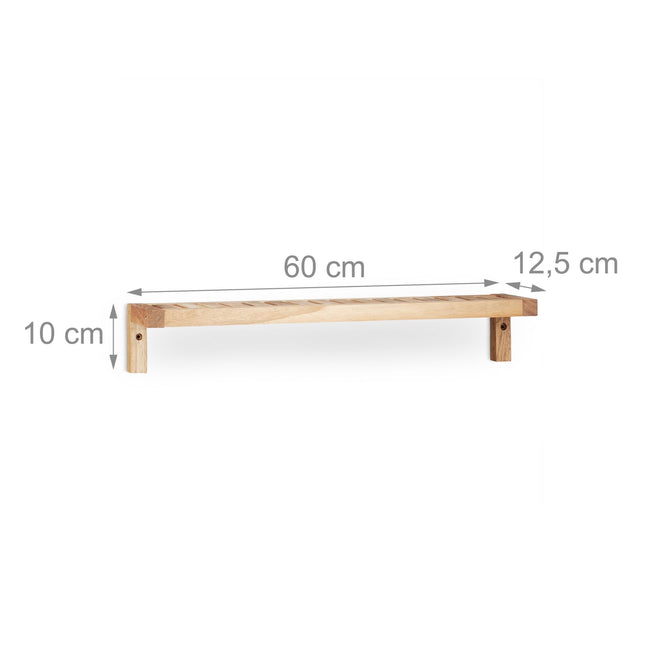 Shelf in walnut