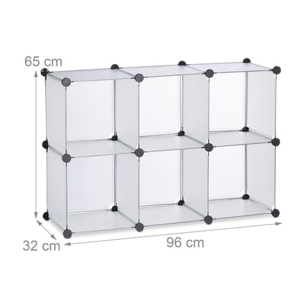Shelf system 6 compartments