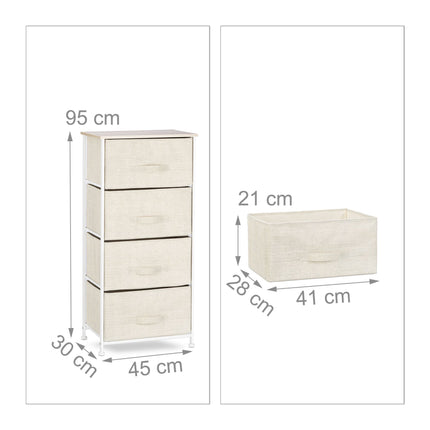 Shelf system different variants beige